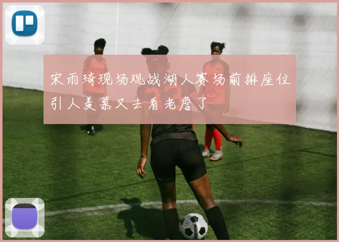宋雨琦现场观战湖人赛场前排座位引人羡慕又去看老詹了